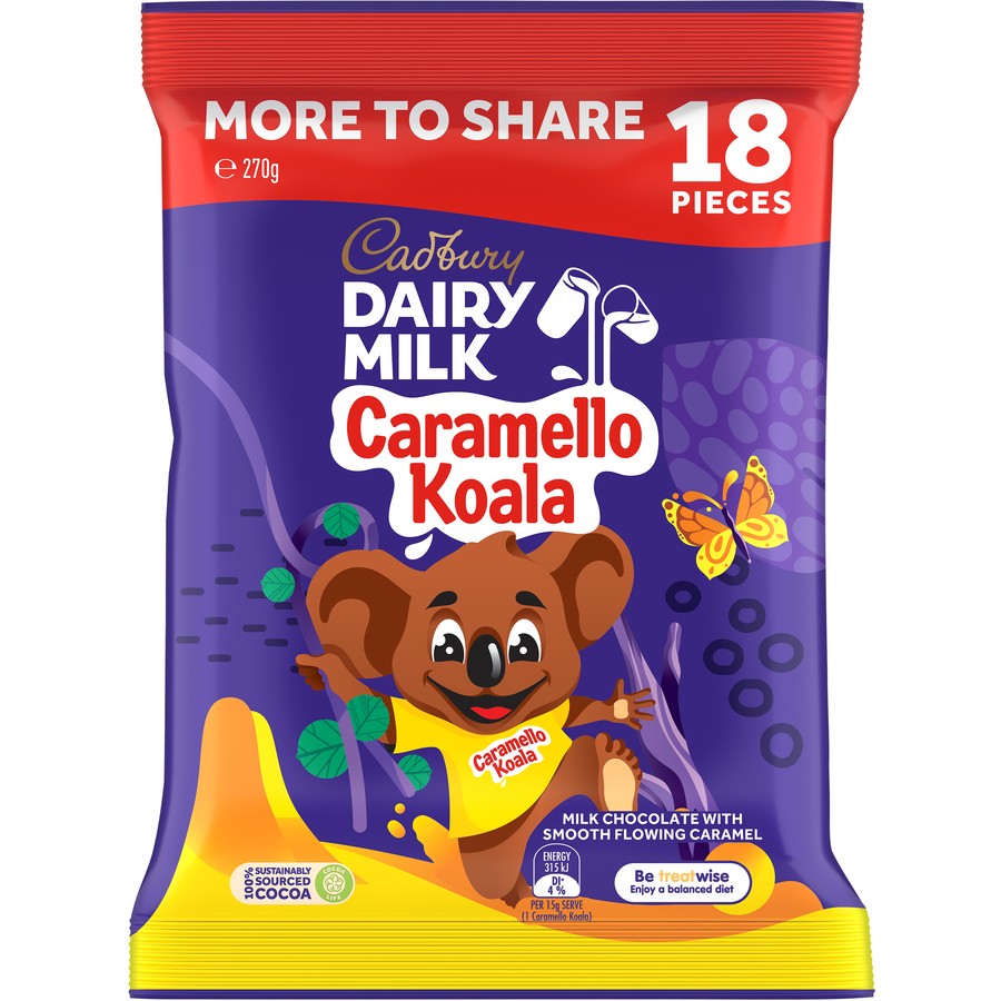Freeze Dried Cadbury Caramello Koala Freeze My Candy
